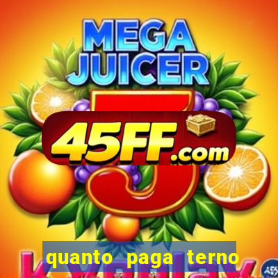 quanto paga terno da loteria federal